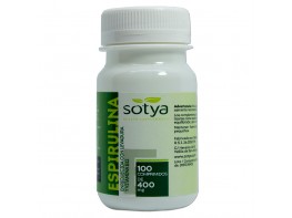 Imagen del producto Sotya espirulina 100 comprimidos de 400mg