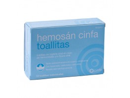 Imagen del producto HEMOSAN CINFA HEMORROIDES 12 TOALLITAS