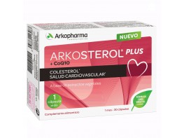 Imagen del producto Arkopharma Arkosterol Plus CoQ10 salud cardiovascular 30 cápsulas